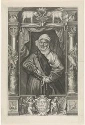 Portræt af Mulay Hasan, konge af Tunis